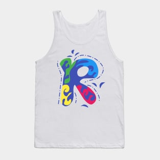 Letter R Tank Top